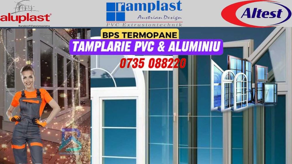 Ferestre Termopan PVC Iași – Uși, Balcoane și Terase – Calitate