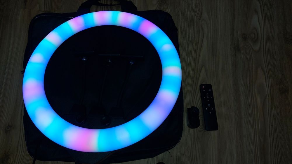 Lampa LED color Ring Light mare color ZB-456 RGB