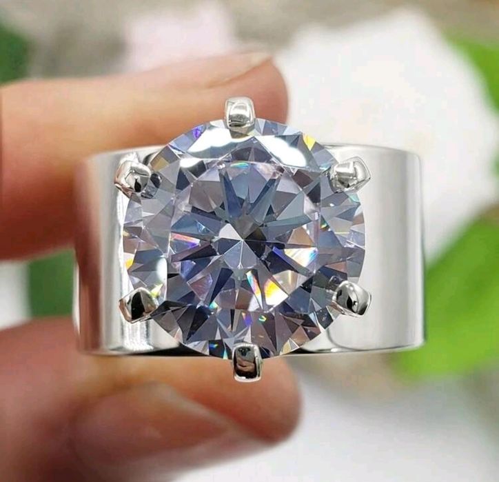 Масивен нов сребърен пръстен