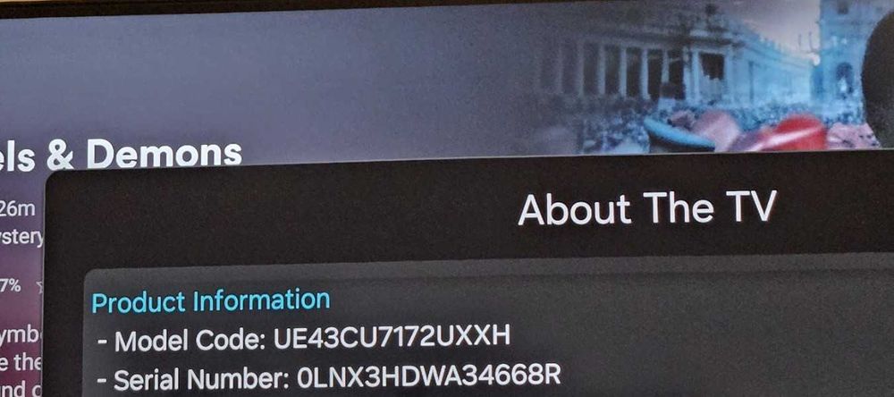 Samsung 43" Crystal UHD 4K Smart TV CU7172