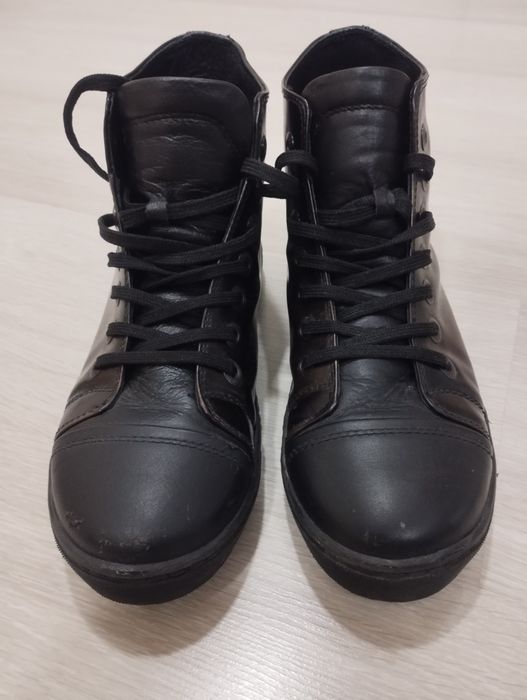 Боти българско производство естествена кожа 39 номер Кавалер