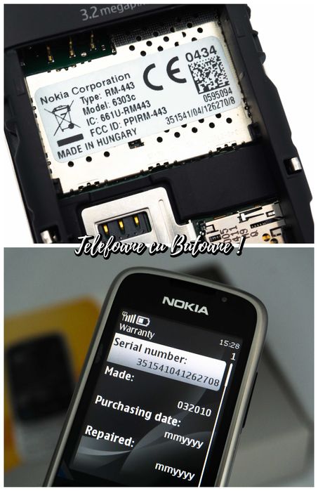 Nokia 6303 la cutie - Telefon cu butoane - Nokia classic