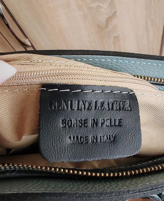 Geanta din piele naturala