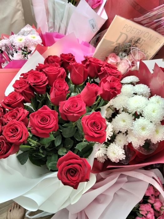 Цветы 20 букет бар ар турлі