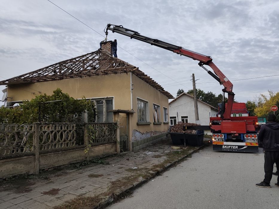 Транспортни услуги с бордови КРАН !!!