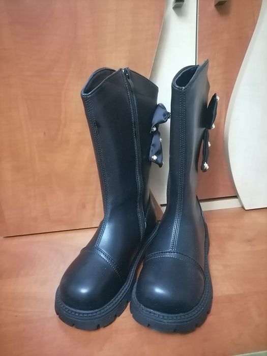 Cizme elegante fetiță 19 cm interior