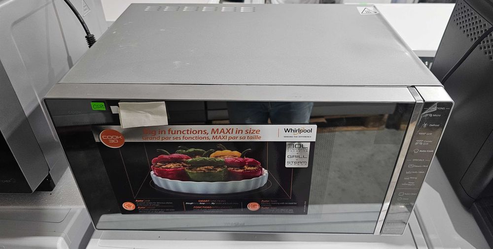 Whirlpool MWP 304 M – микровълнова фурна с грил и функция за пара