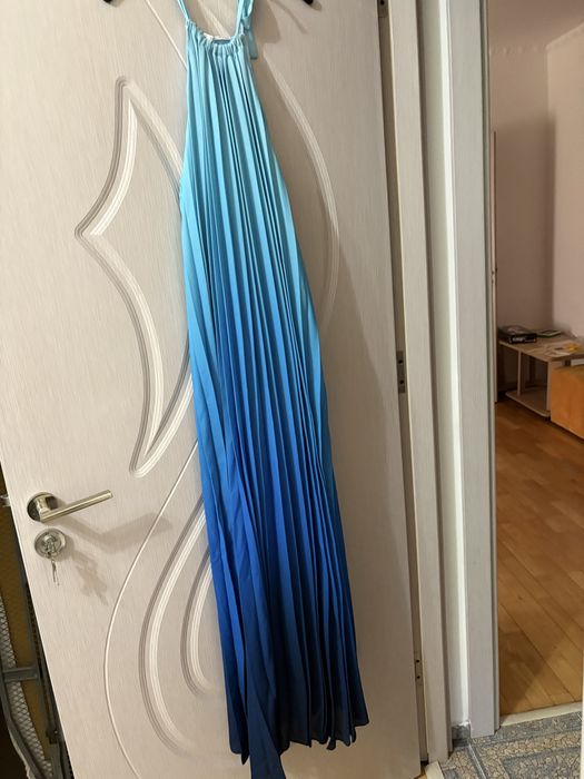 Rochie plisata ombre /degrade Bonprix