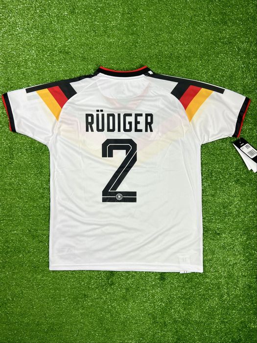 Най-новата мъжка футболна фланелка на Германия#Рюдигер#Germany#Rudiger26/27