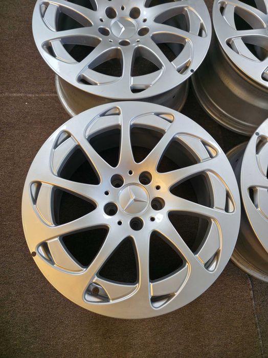 4 Jante Aliaj 5x112 17'' OEM Mercedes SL W231 A Class Cla C Class E Class S Class CLS GLA CLK GLC V-Class Vito Viano - NOI - 8J ET 30