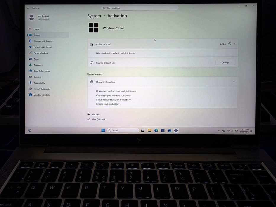 Laptop HP EliteBook 840Laptop Full Aluniniu HP EliteBook 840 G8 i7 Gen 11th  / 32GB RAM / 512gb NVME  Win 11 Licențiat / BOXE Bang & Olufsen / 10/10