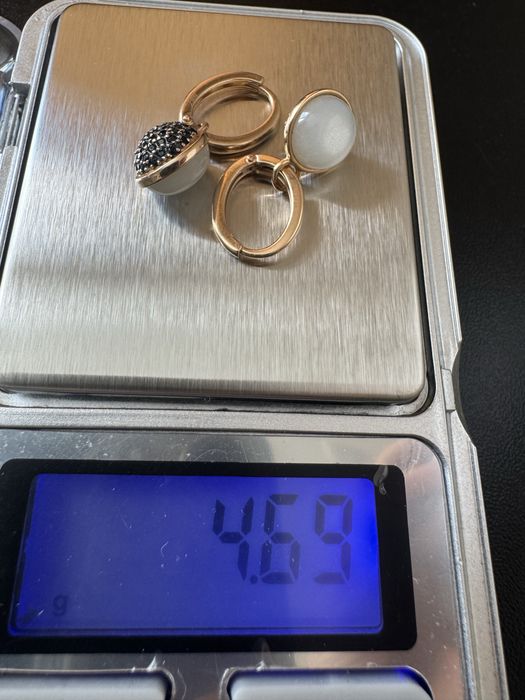 Серьги трансформеры золото 585