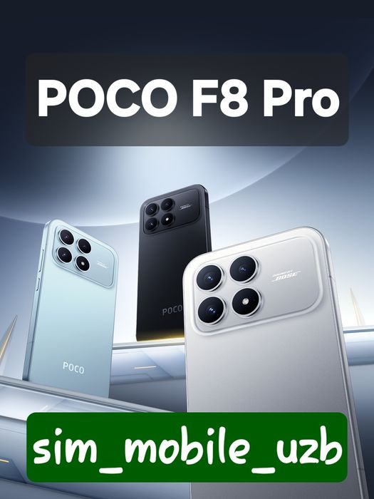 POCO F8 Pro  2026  New Super Skidka+Garantiya+Dastavka