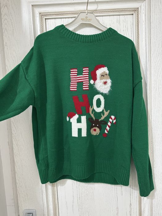 Новогодний парный свитер