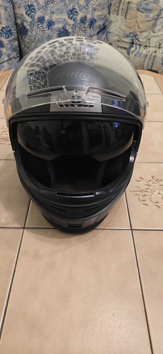 Casca moto Nolan N71 marimea M, 2 in 1 integrala / jet, Pinlock, ochelari soare, N-Com