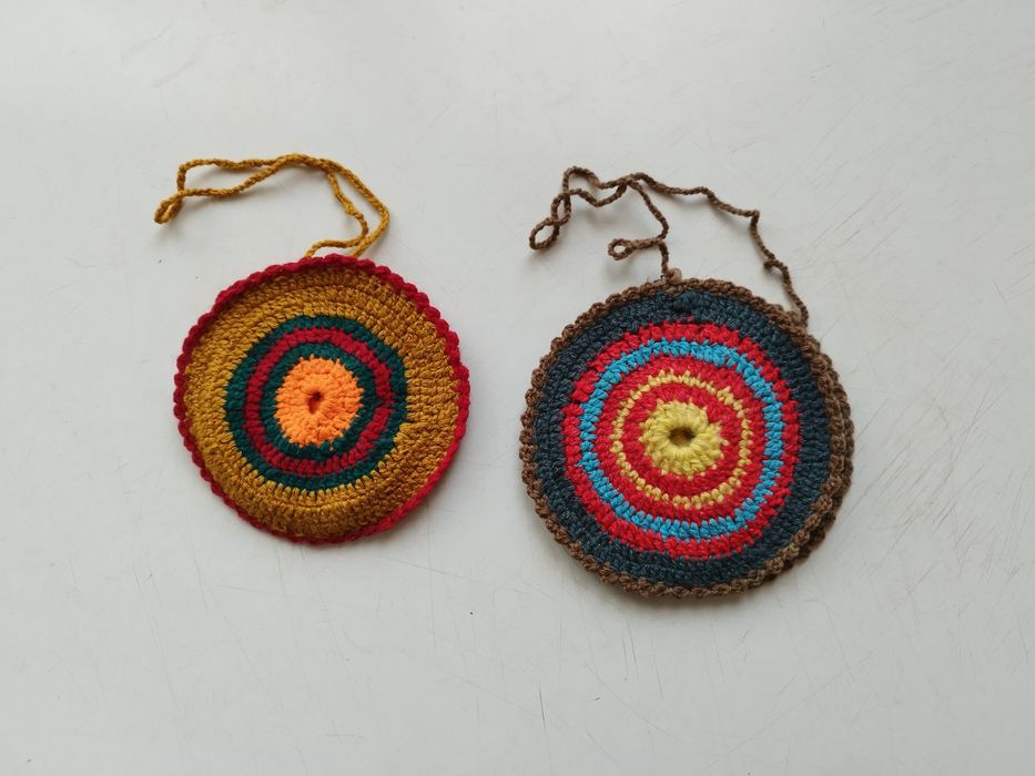 Дръжки за топли съдове, ръчно изработени