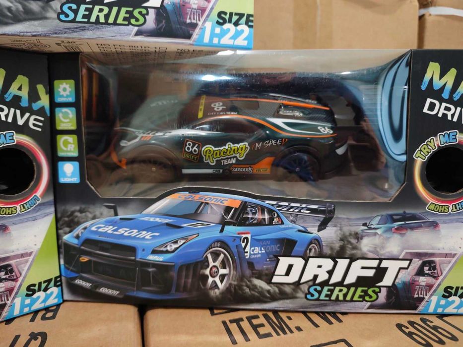 Дрифт кола с мащаб 1:22,LED светлини, батерия на колата и дистанционно