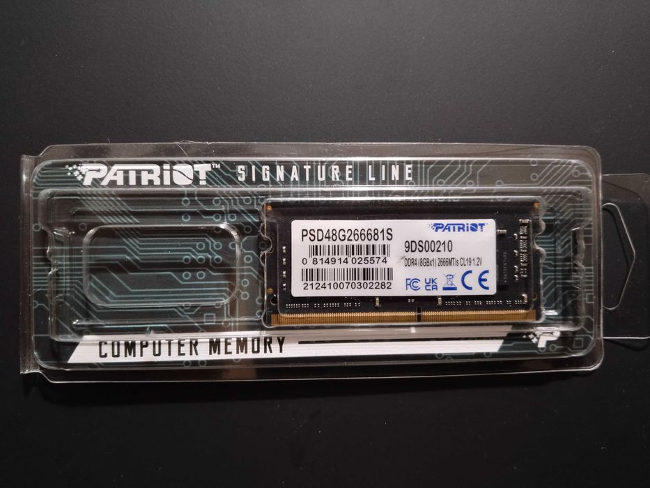 Оперативная память DDR4 SoDimm 8G 2666 частота