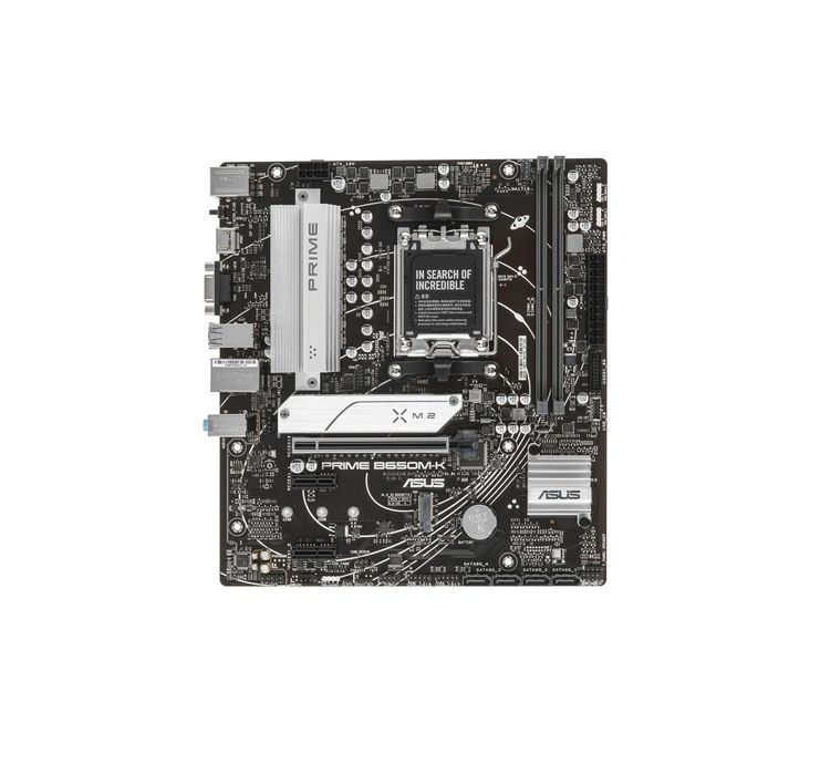 - Материнская плата MB Asus AMD AM5 Prime B650M-K DDR5
