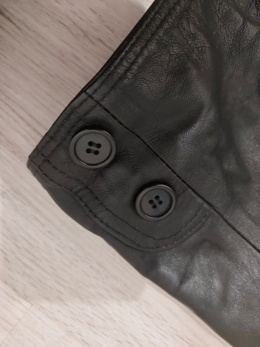 Geaca din piele naturală de bărbați, 4XL