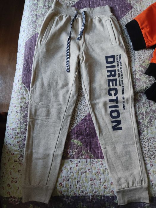 Утепленный свитшот-худи+трико на 8-10 лет