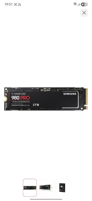 Ssd samsung 980 Pro 2tb