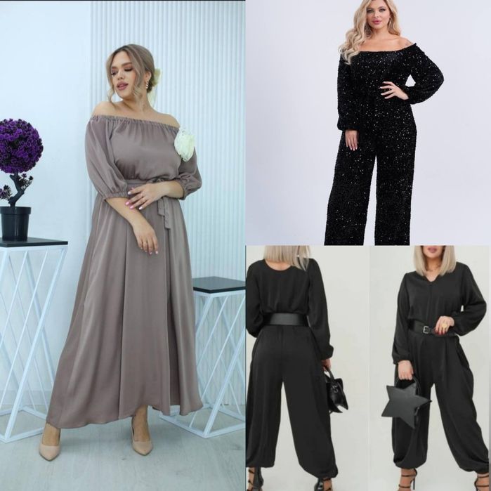 Продам комбенизоны и платье вечернее