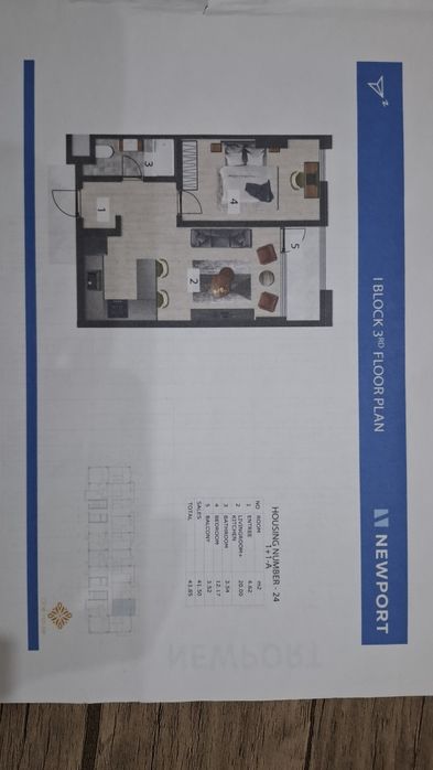 Продам 2х комнатную квартиру NEW PORT