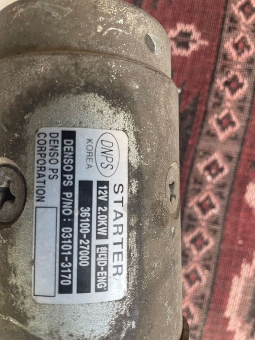 Demaror(starter) Hyundai elantra motorinamodel2015