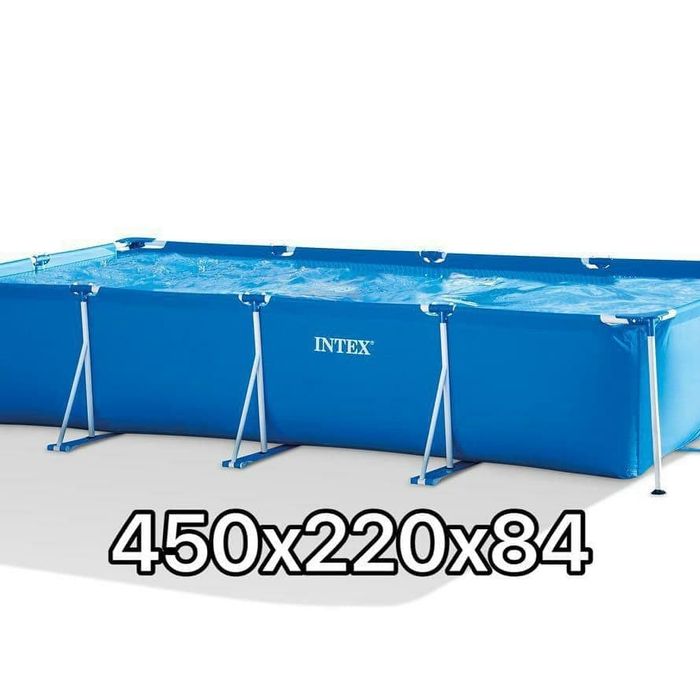 INTEX 450×220×84 ORIGINAL Каркасный бассейн stoyka bassen basen 4 metr