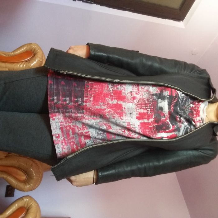 Geaca piele naturala