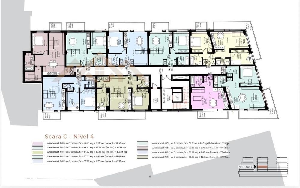 Apartamente premium in Unirii Tower, cu 2,3 si 4 camere
