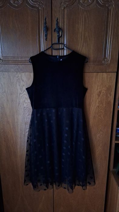 Rochie damă catifea fina si tulle