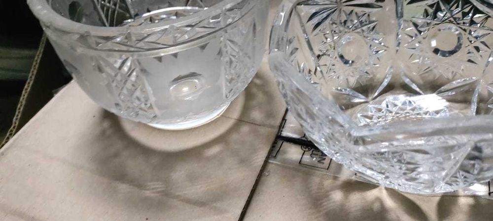 Вазы хрустальные советских времён