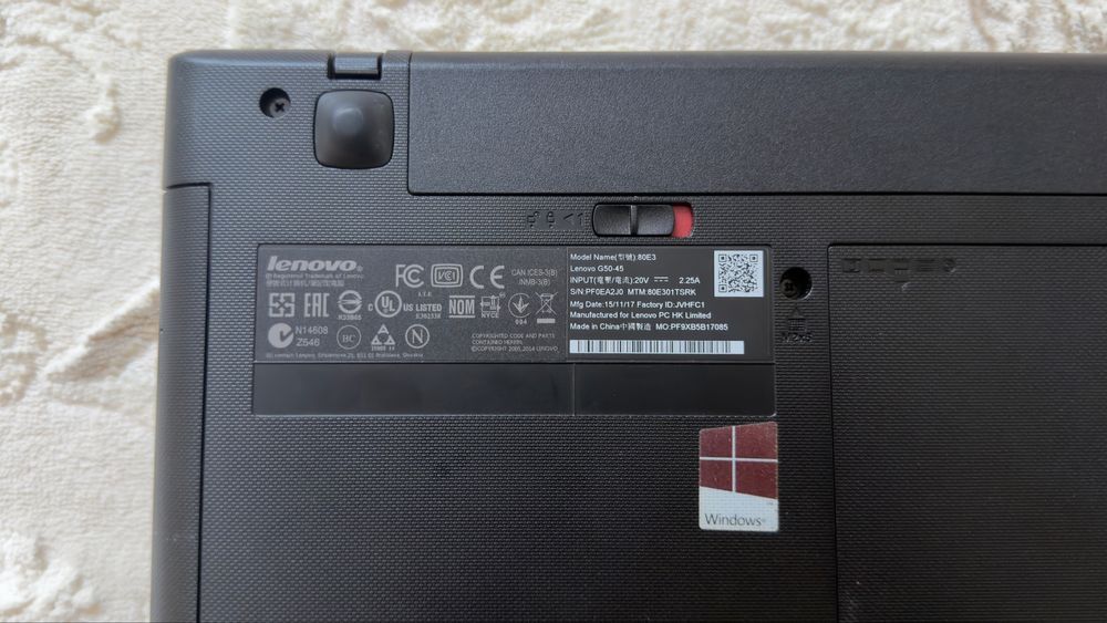 Lenovo g50-45 ноутбук