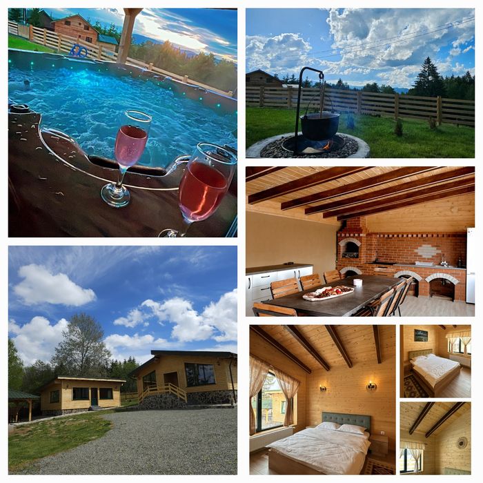 Cabană de inchiriat,cu jacuzzi-Casa Rustică
