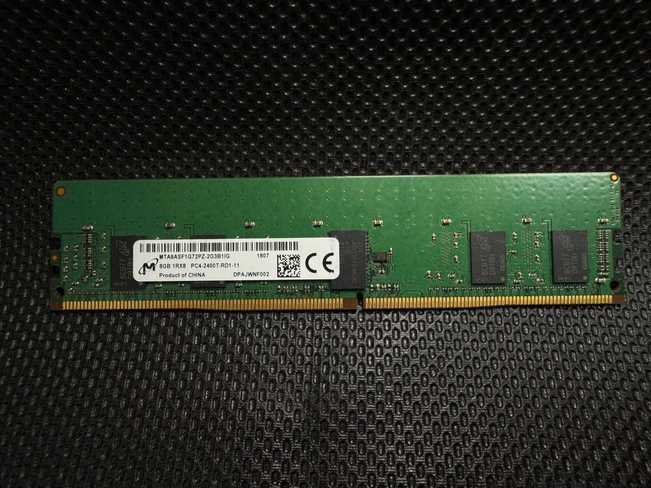 DDR4 8GB 2400Mhz ECC RDIMM Micron Memorie RAM Server Workstation