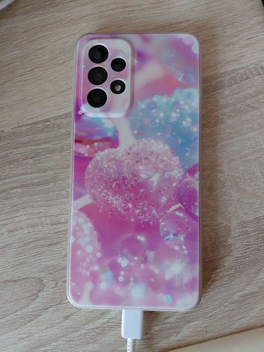 Samsung A33 с подаръци 2 стъклени протектора и 1 кейс