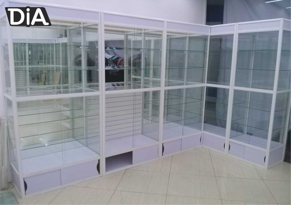 Прилавок витрина, витрина стеклянная, oynali vitrina, prilavkalar