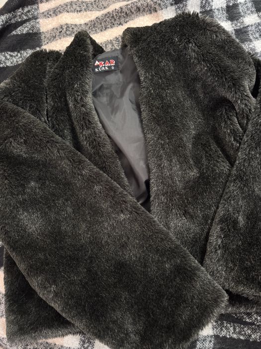 Палто от изкуствена кожа