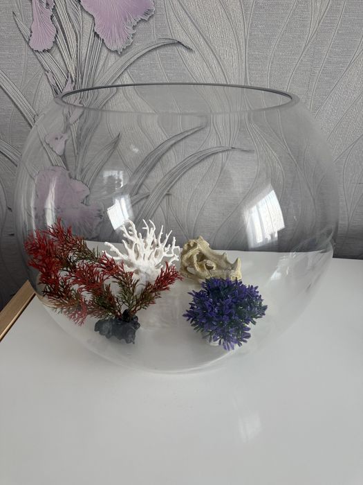 Продам круглый аквариум!