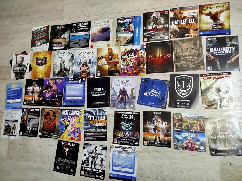 Playstation 3 ps3 буклеты мануалы