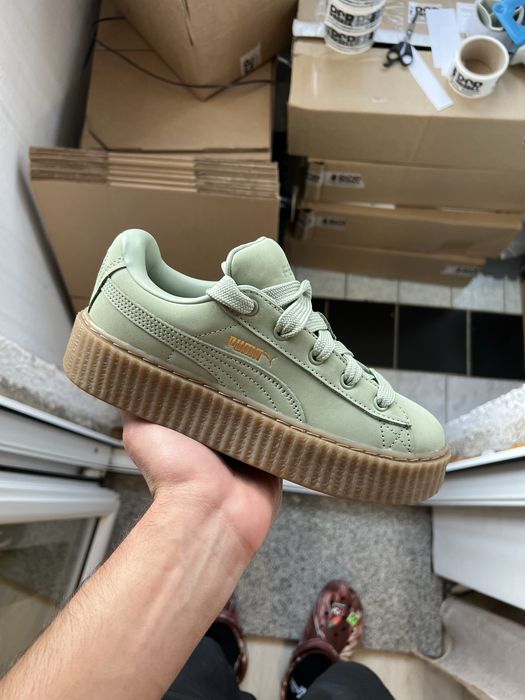 Puma x Fenty Creeper Phatty "Green Fog" 396813-02