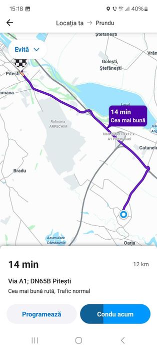 Teren intravilan de vânzare în Oarja, județul Argeș – 1.200 mp + construcție existentă