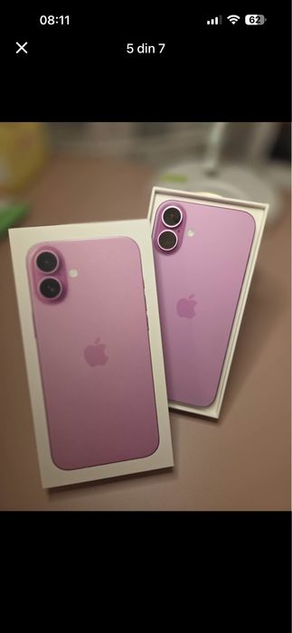 Iphone 16 plus pink 128 baterie 100%