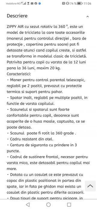 tricicleta copii