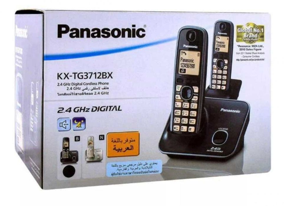 Радиотелефон Radiotelefon Panasonic KX-TG3712BXB Nasiya savdo bor 0%