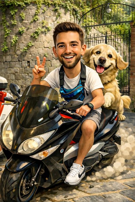 Дигитална карикатура по идея - уникален подарък