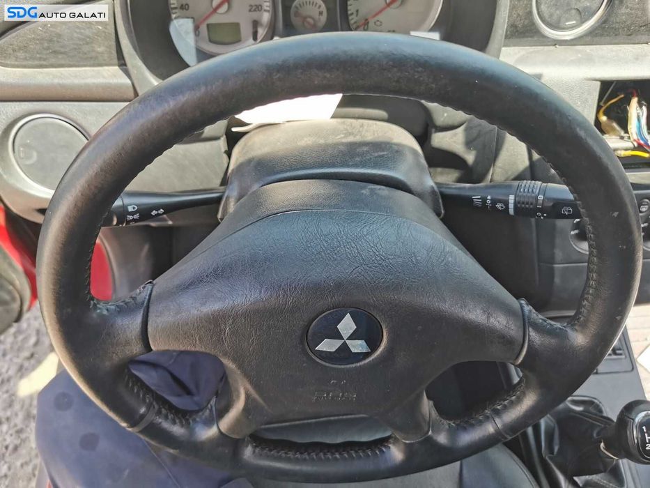 Volan Piele 4 Spite FARA Airbag Mitsubishi Outlander 2003 - 2008 [0618]