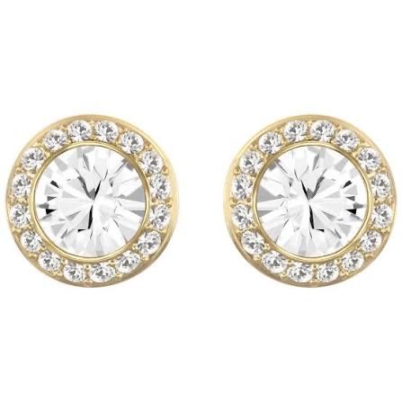 Swarovski angelic  gold нови  обеци Сваровски